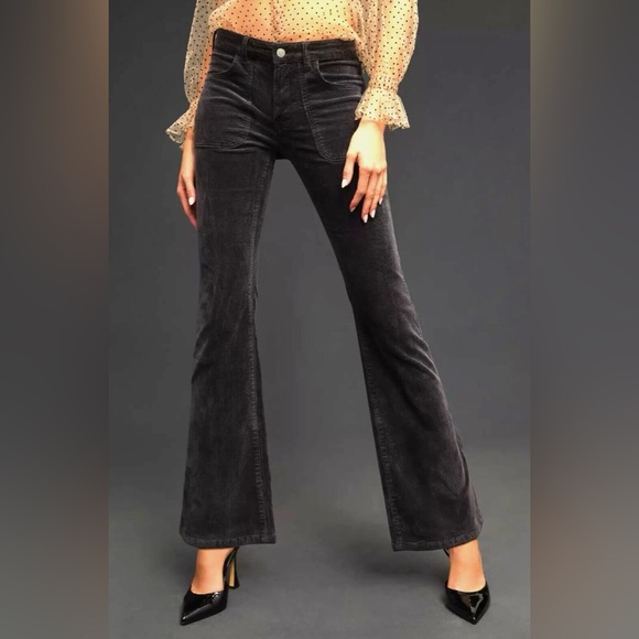 Pilcro Pants - Anthropologie Pilcro Icon Flare Corduroy Pants Jeans Corduroy Emerald Green 26
